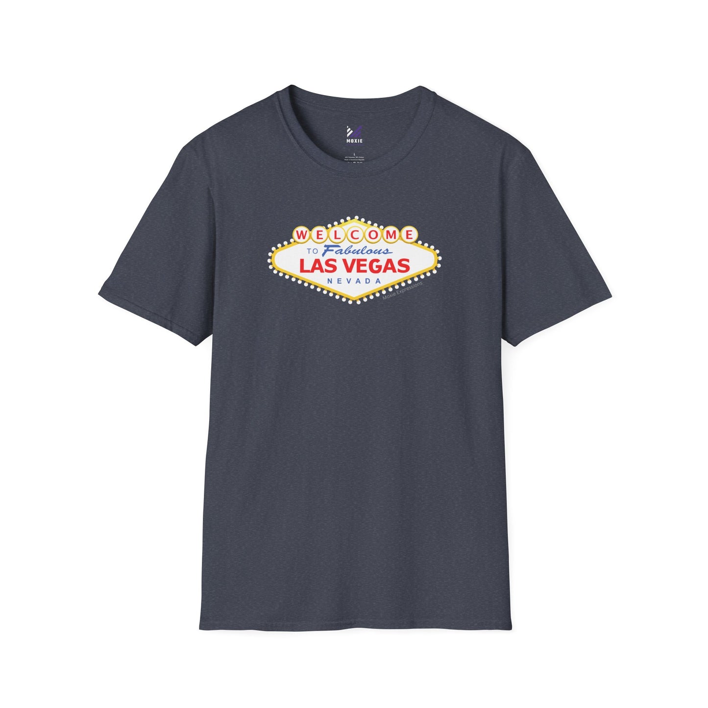 Vegas Vibes Unisex Softstyle Crewneck T-Shirt