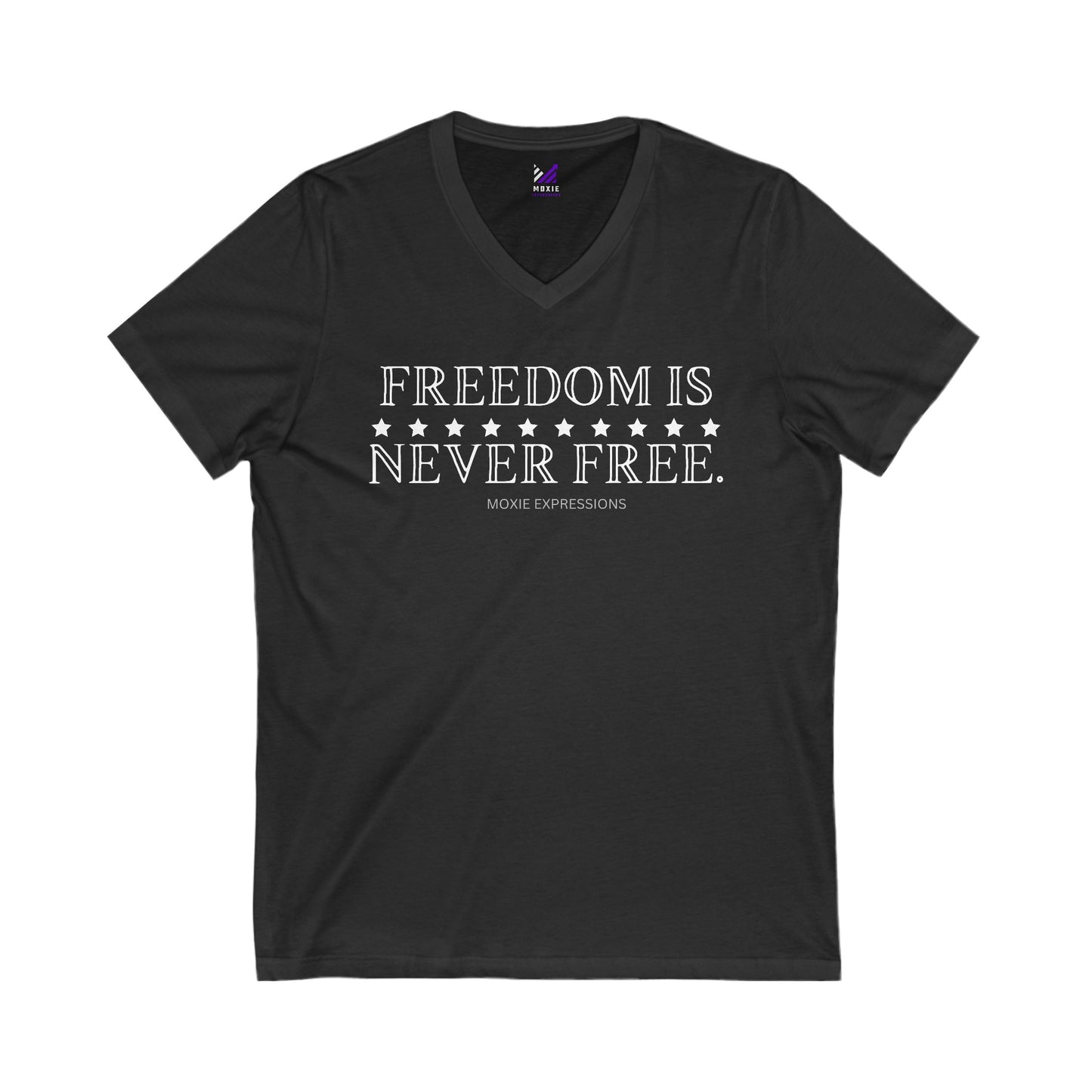 Freedom Guardian Unisex Jersey Short Sleeve V-Neck Tee