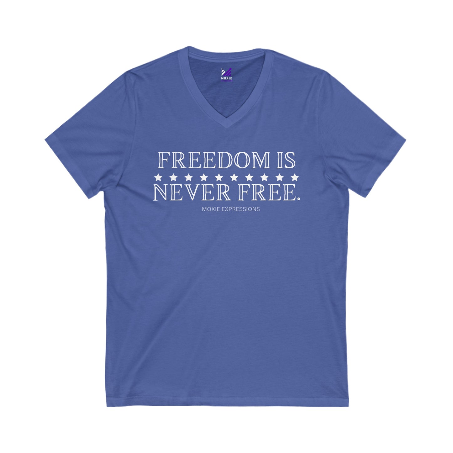 Freedom Guardian Unisex Jersey Short Sleeve V-Neck Tee