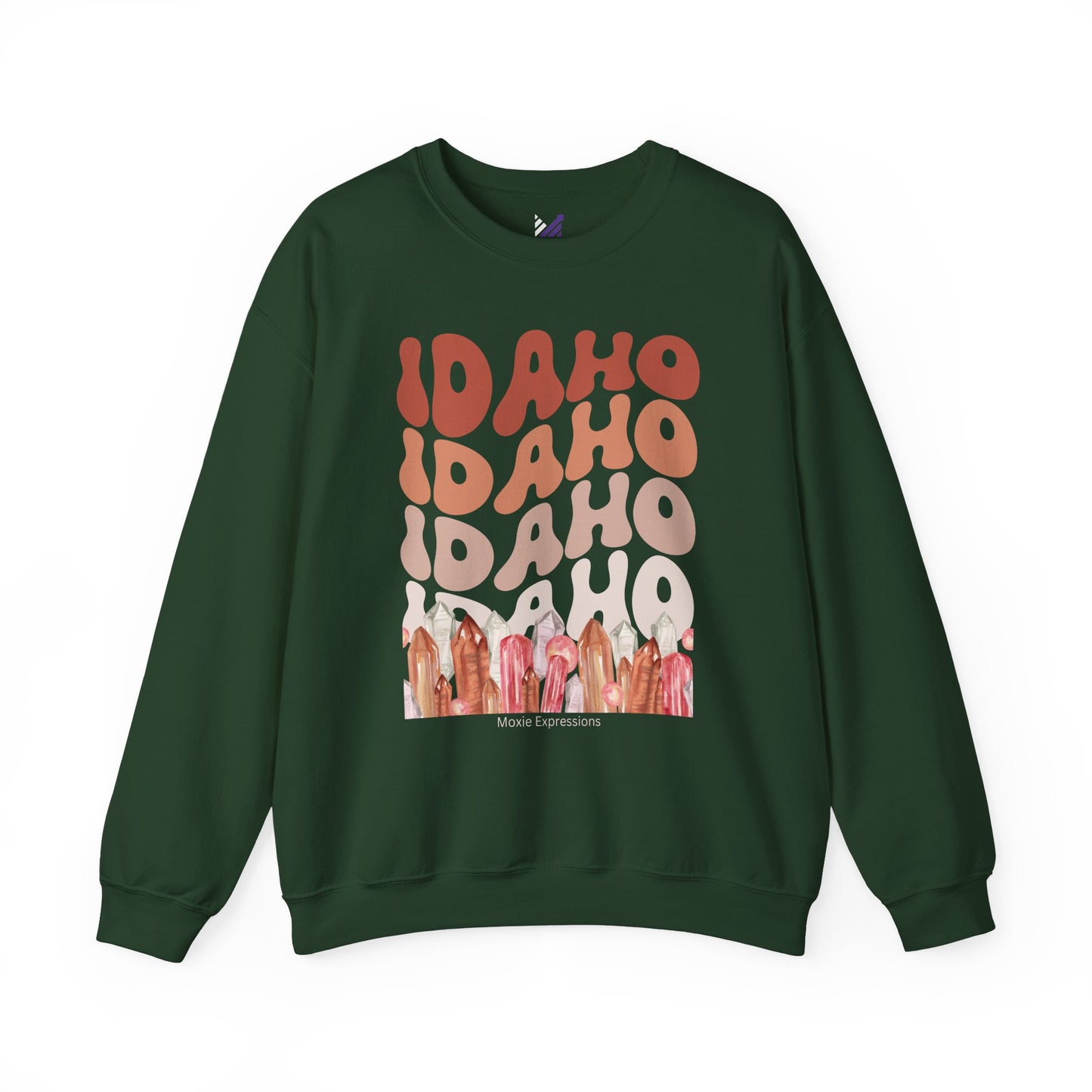 Idaho Gemstone Fusion Unisex Crewneck Sweatshirt