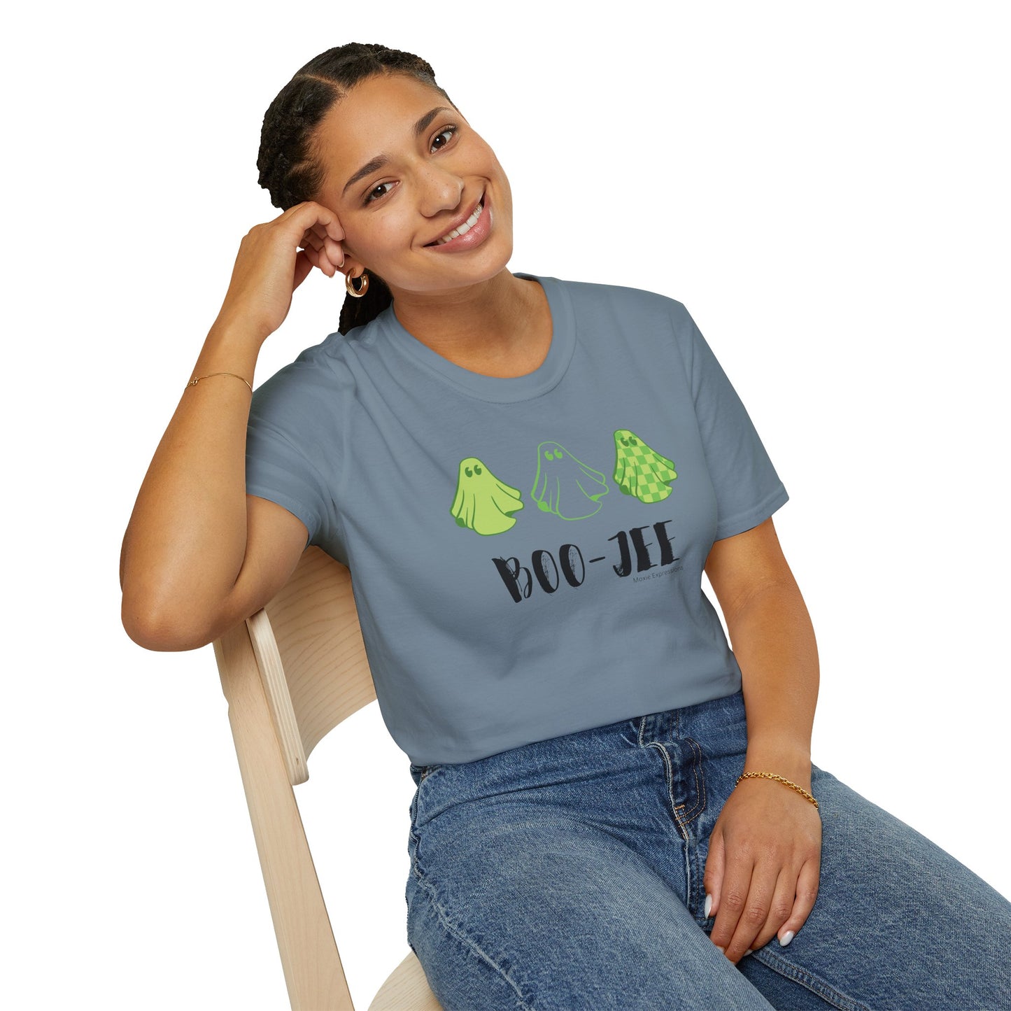 Ghost Glam Unisex Softstyle Crewneck T-Shirt