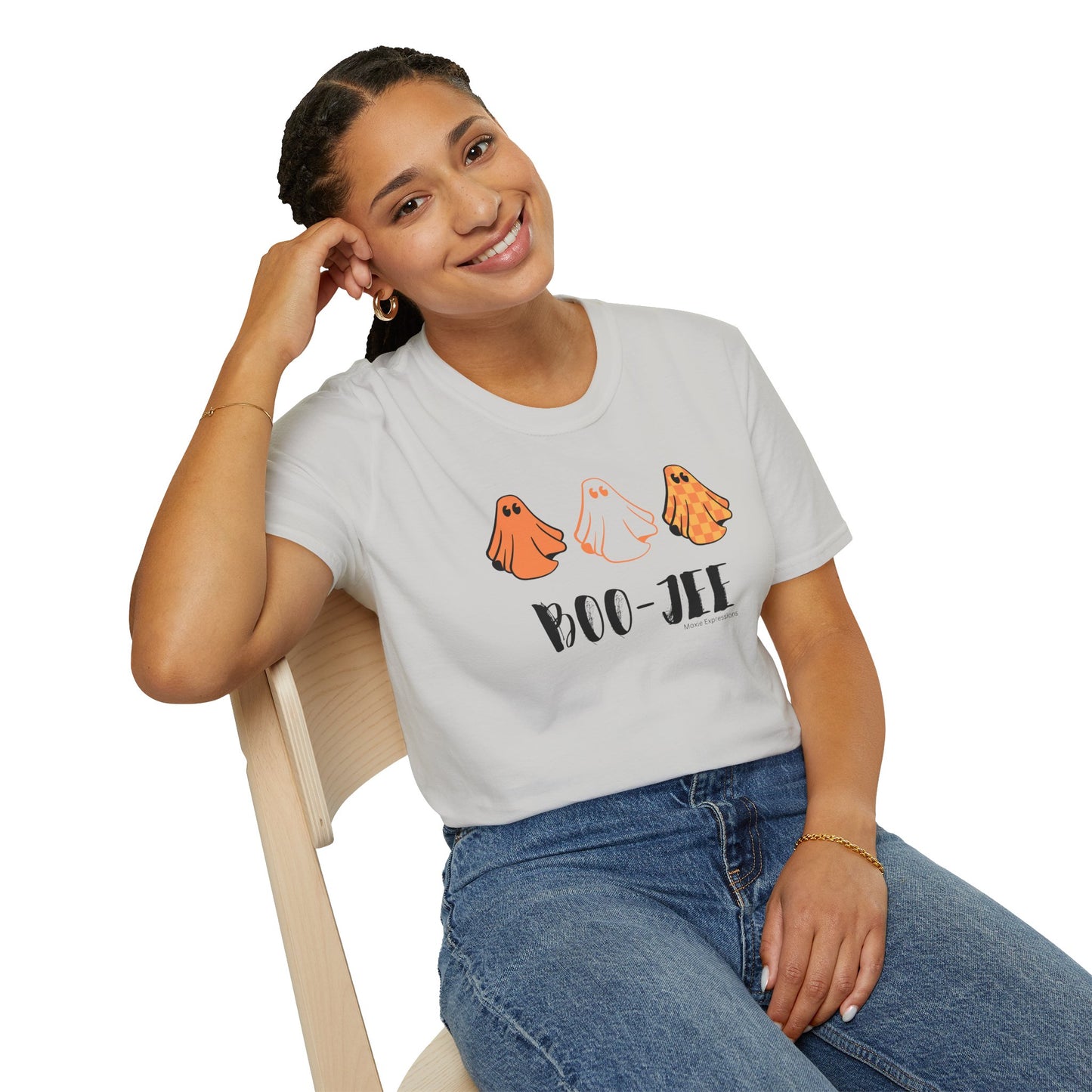 Ghost Glam Unisex Softstyle Crewneck T-Shirt