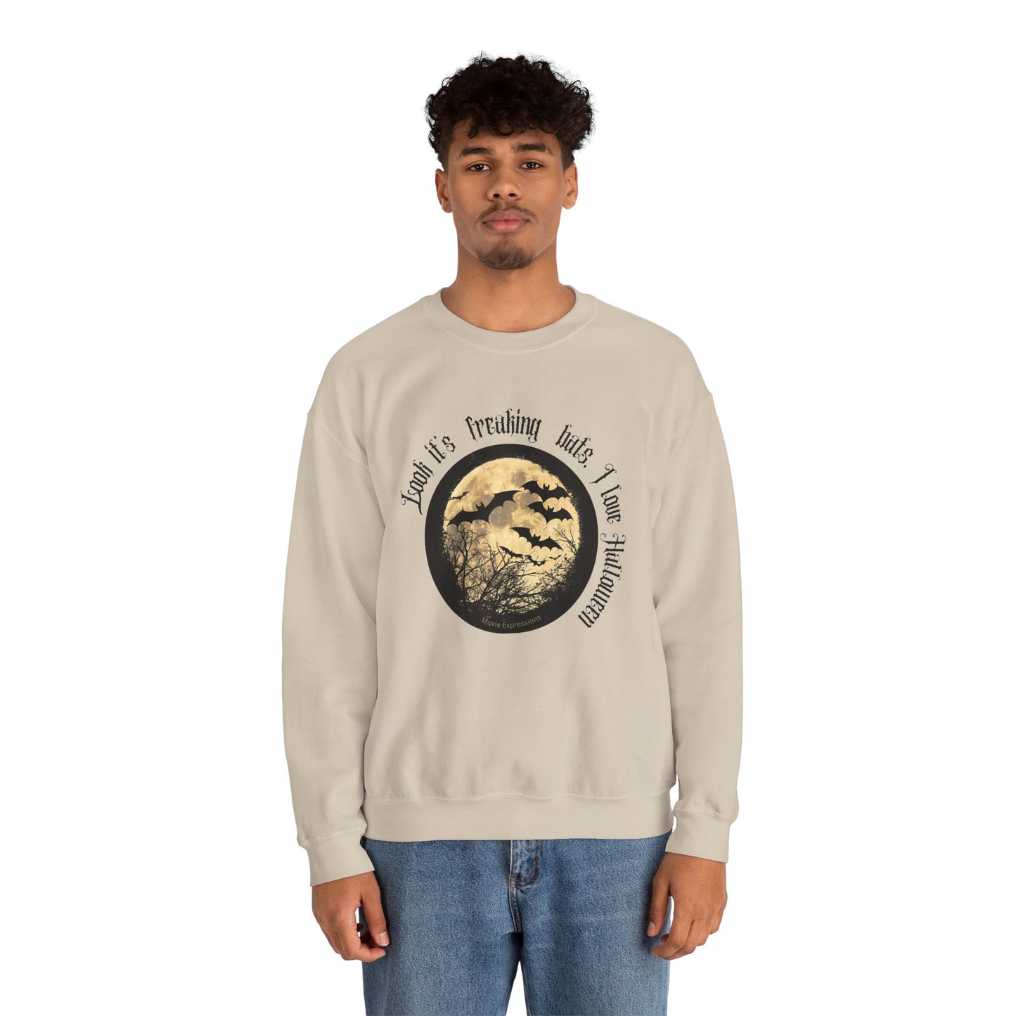 Twilight Bats Unisex Softstyle Crewneck T-Shirt