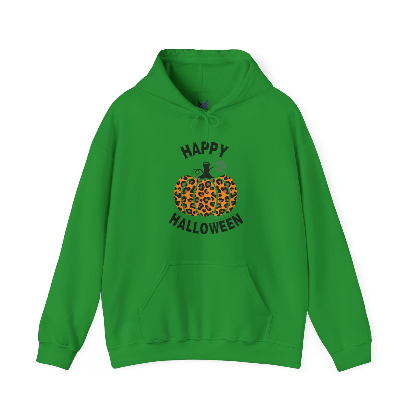 Cheetah Chic Pumpkin Patch Unisex Hooded Sweatshirt