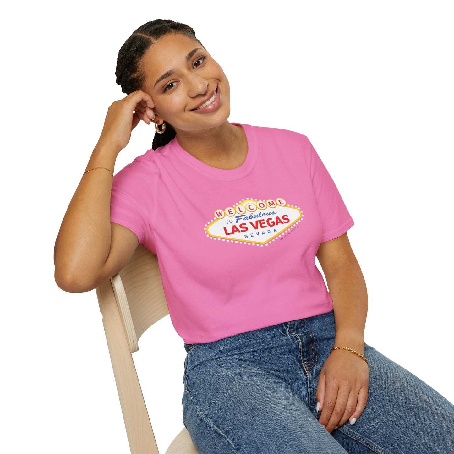 Vegas Vibes Unisex Softstyle Crewneck T-Shirt