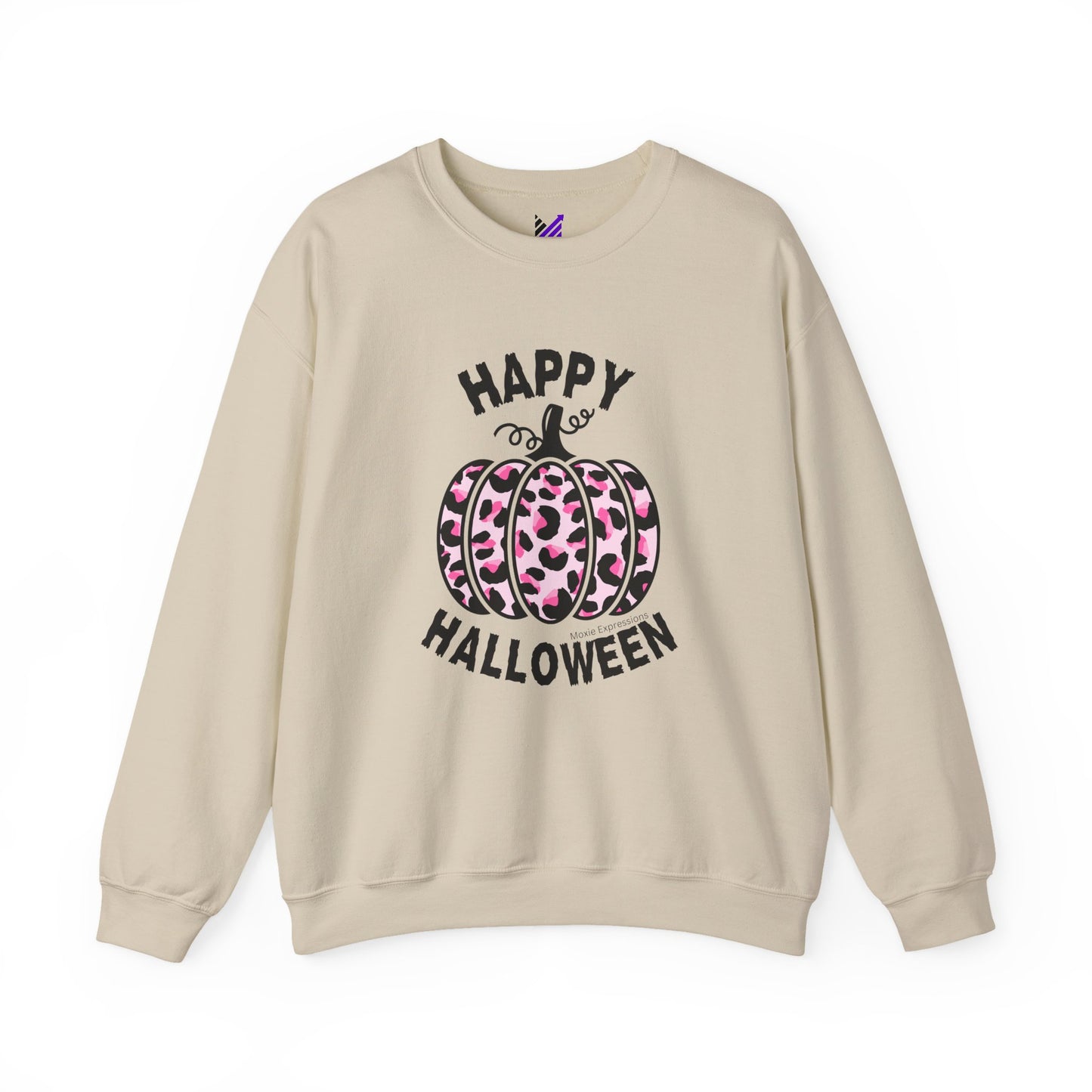 Sassy Pink Pumpkin Patch Unisex Crewneck Sweatshirt