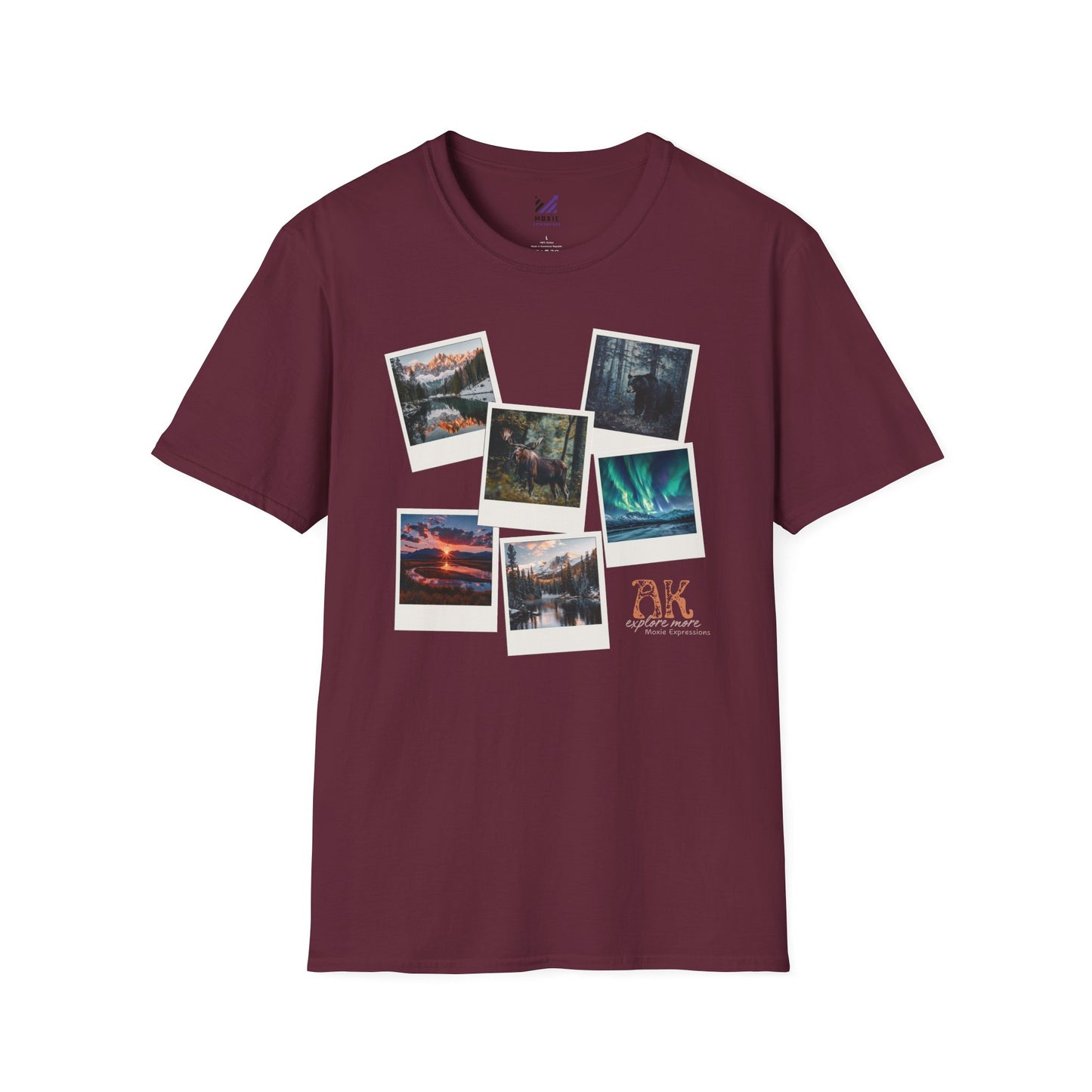 Alaska Explore More Unisex Softstyle Crewneck T-Shirt
