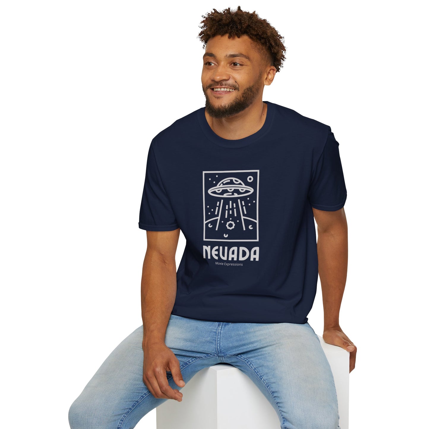 Nevada Alien Encounter Unisex Softstyle Crewneck T-Shirt
