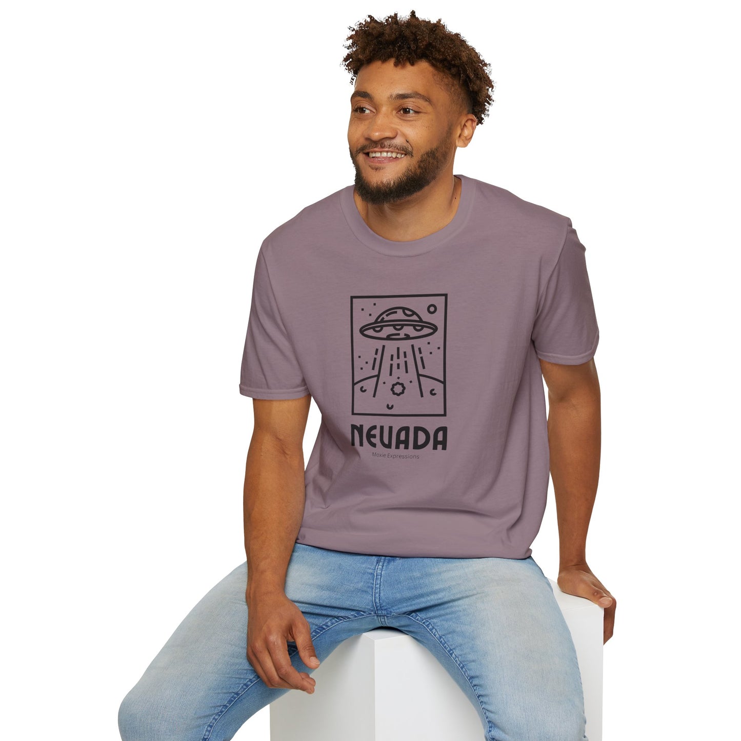 Nevada Alien Encounter Unisex Softstyle Crewneck T-Shirt