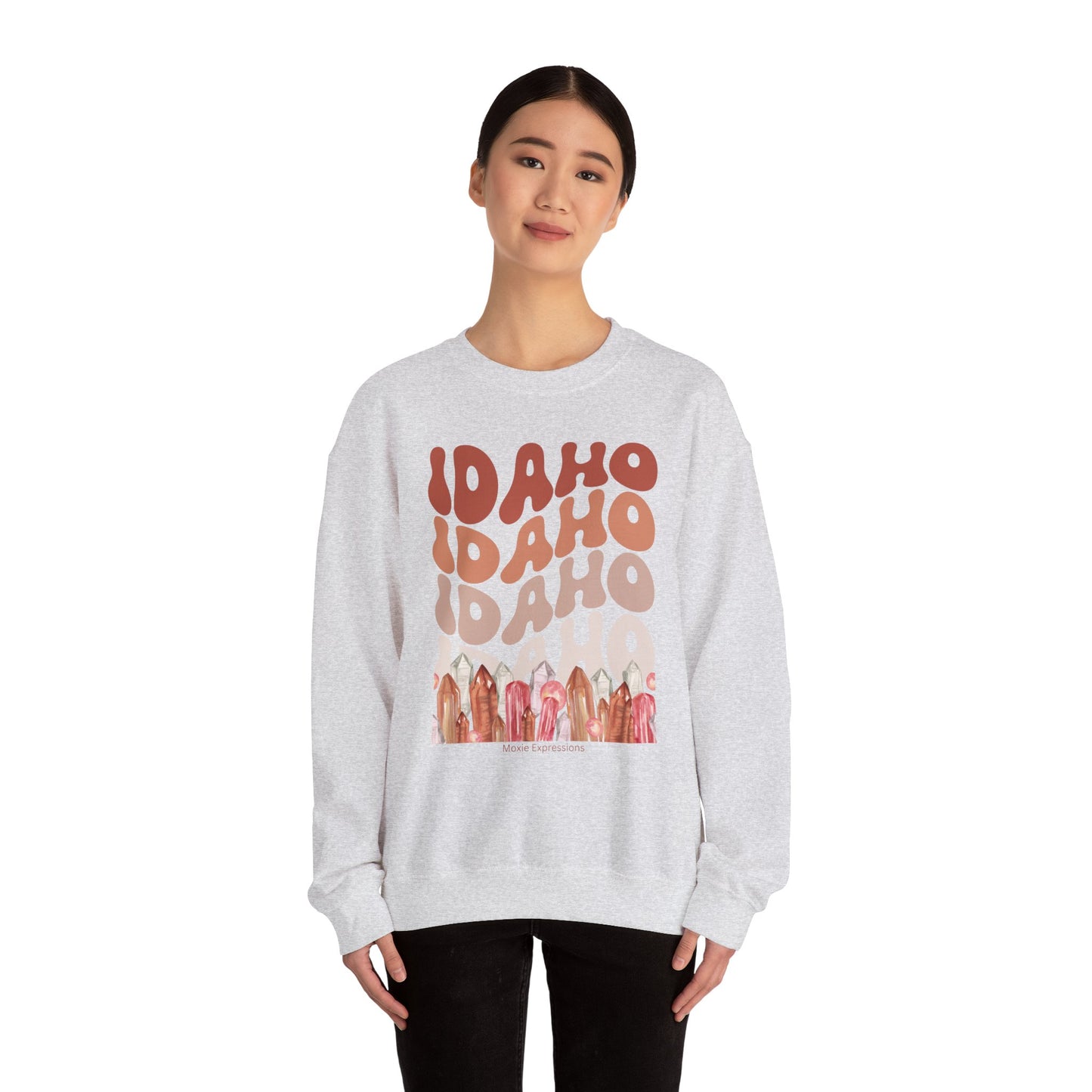 Idaho Gemstone Fusion Unisex Crewneck Sweatshirt