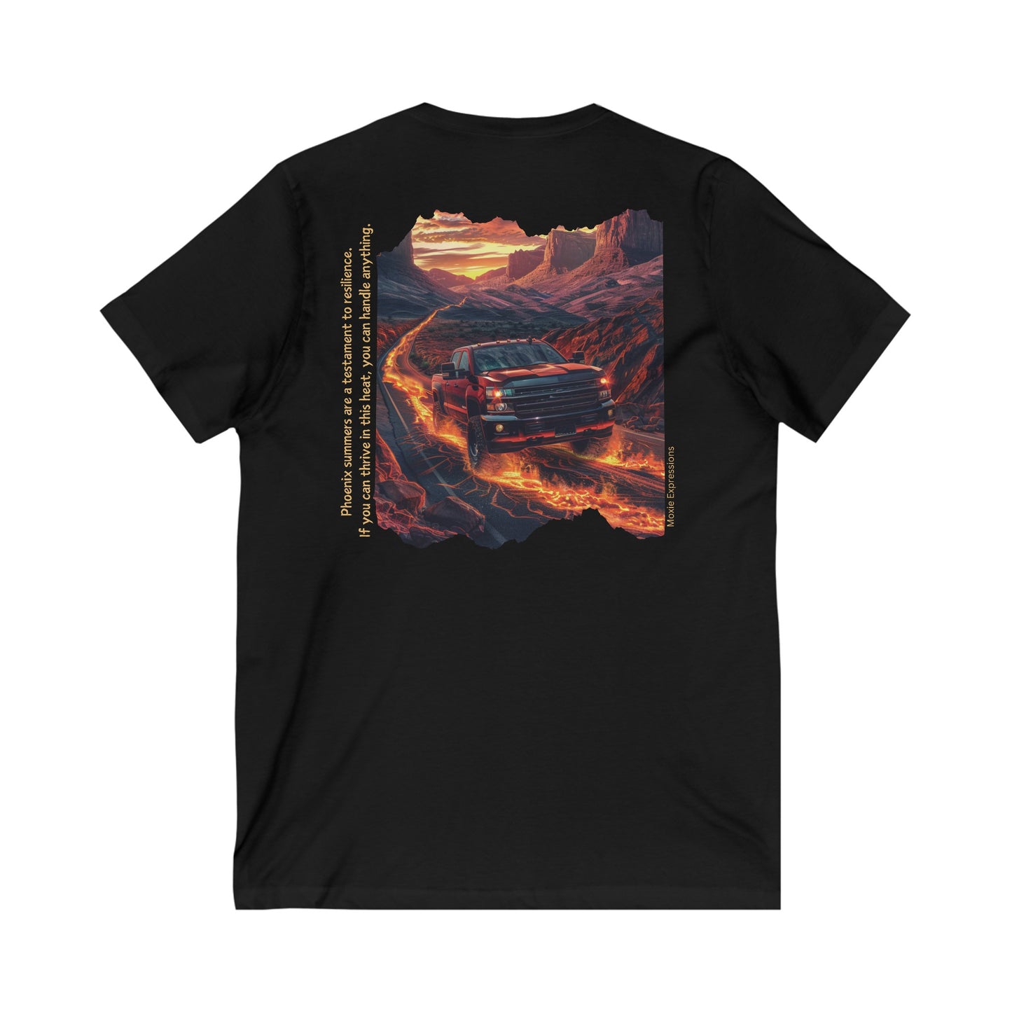 Embrace the Sun Unisex Jersey Short Sleeve V-Neck Tee