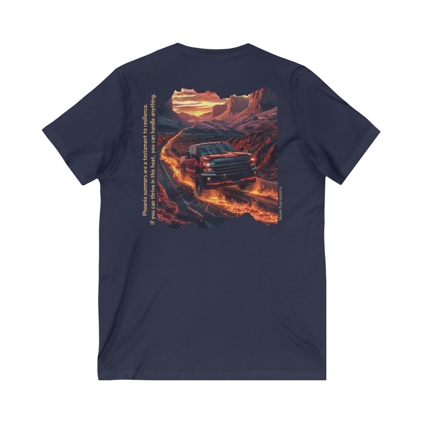 Embrace the Sun Unisex Jersey Short Sleeve V-Neck Tee