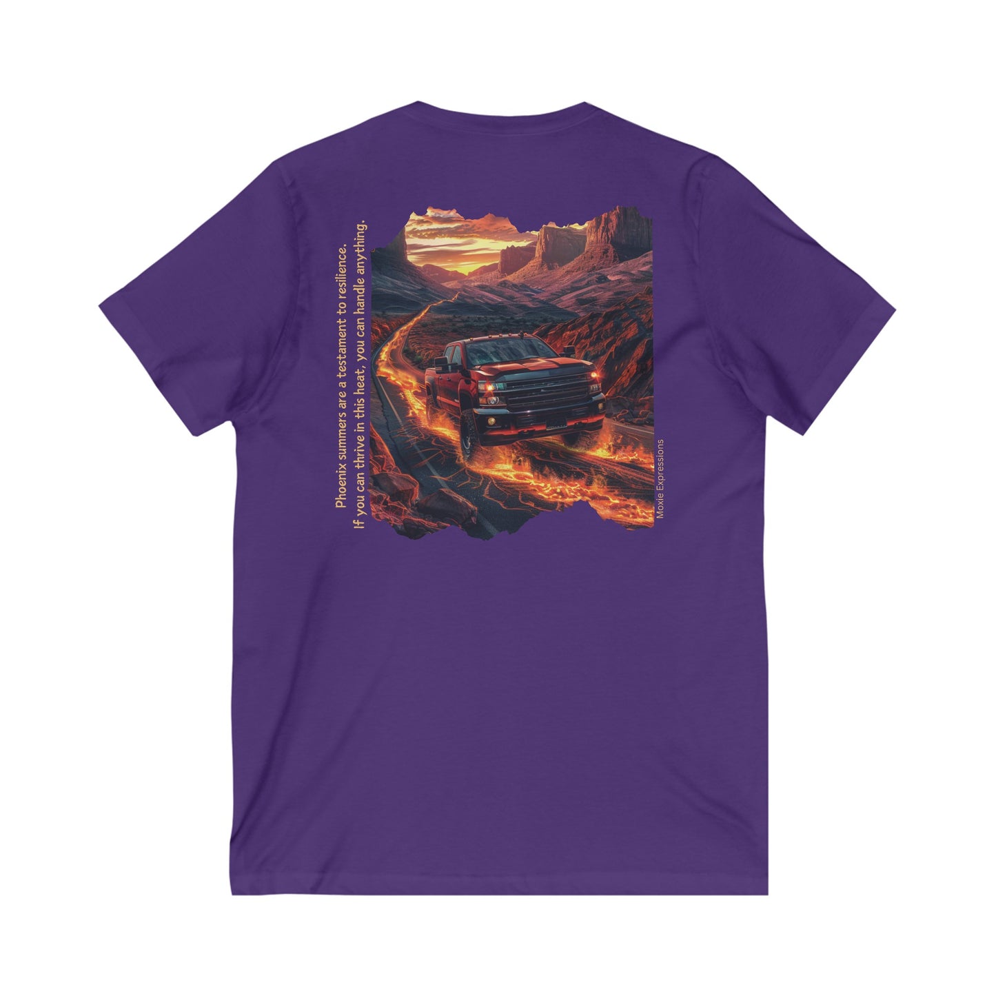 Embrace the Sun Unisex Jersey Short Sleeve V-Neck Tee