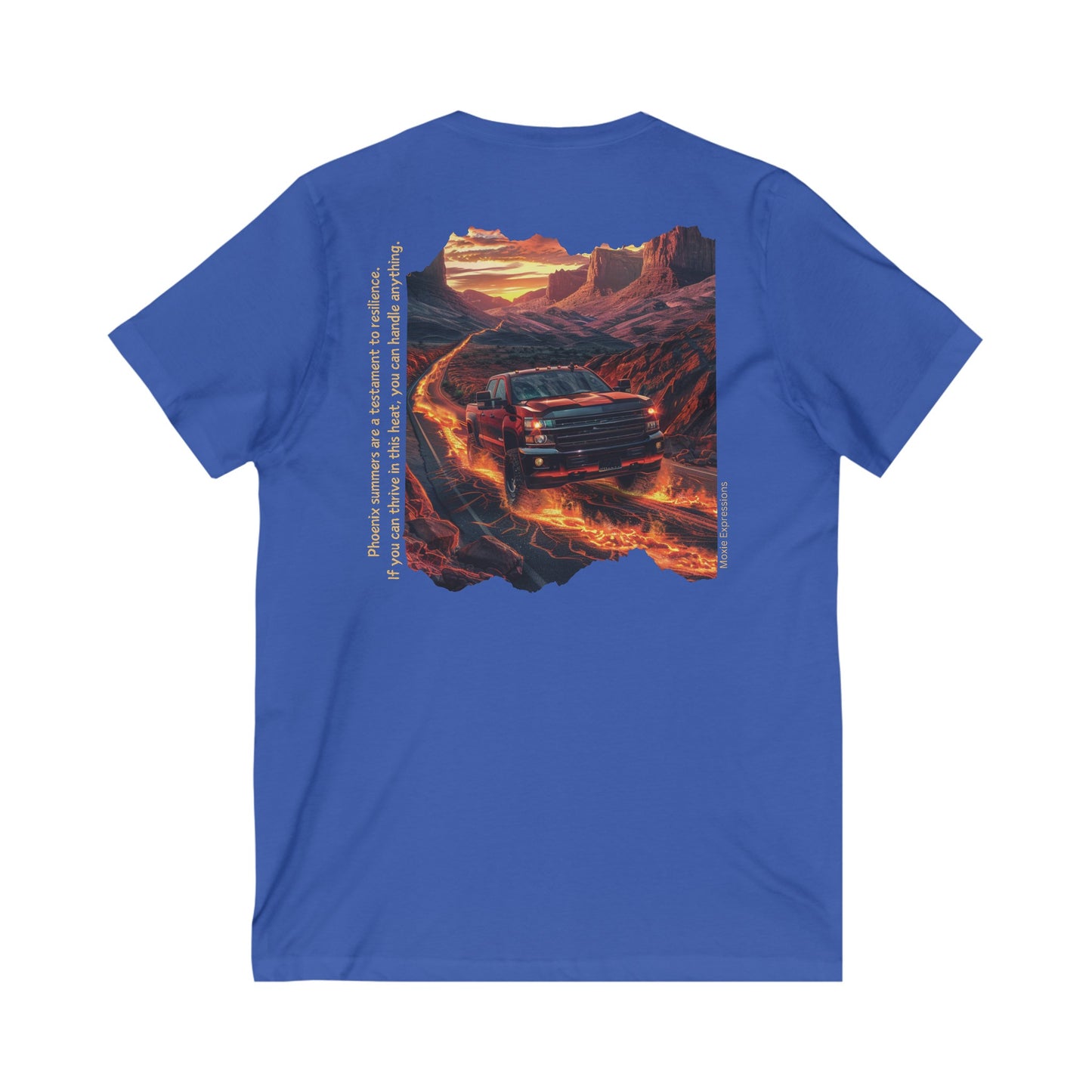 Embrace the Sun Unisex Jersey Short Sleeve V-Neck Tee