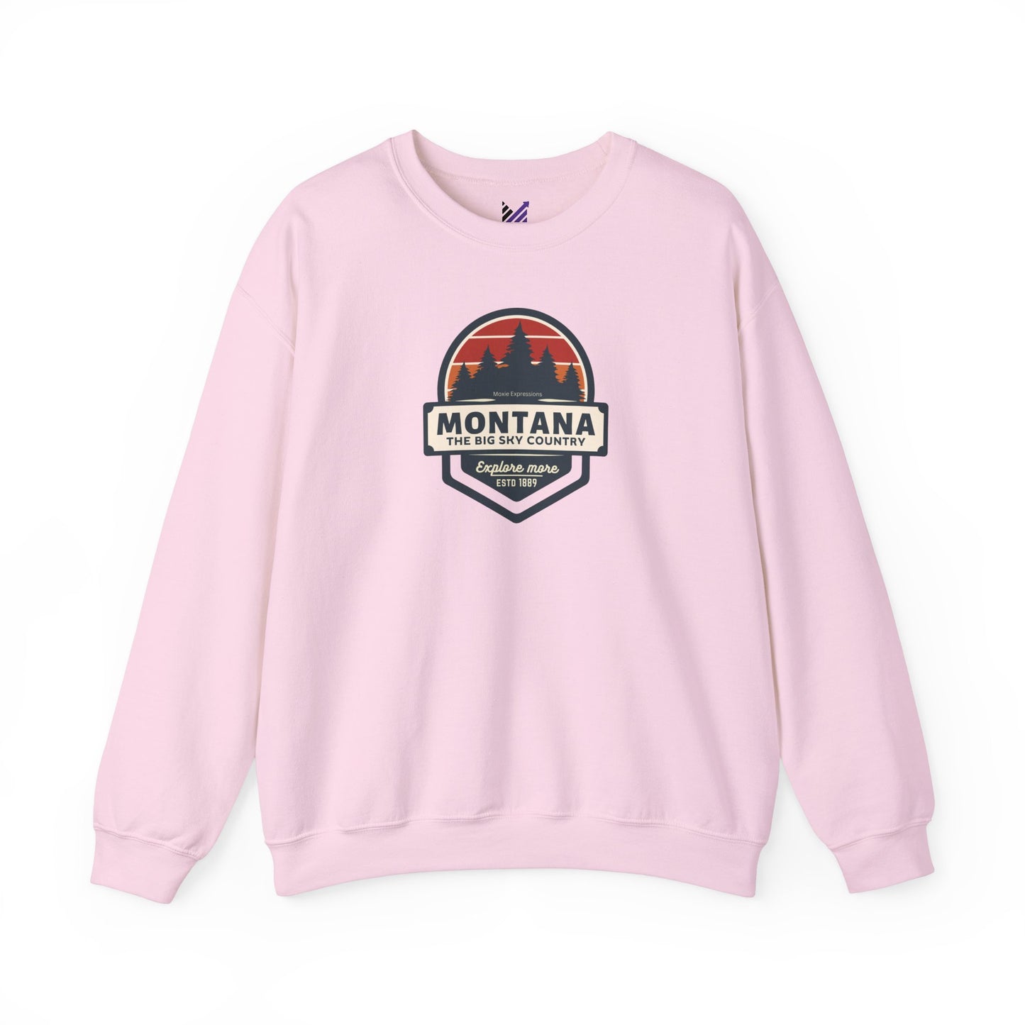 Montana Big Sky "Explore More" Unisex Crewneck Sweatshirt