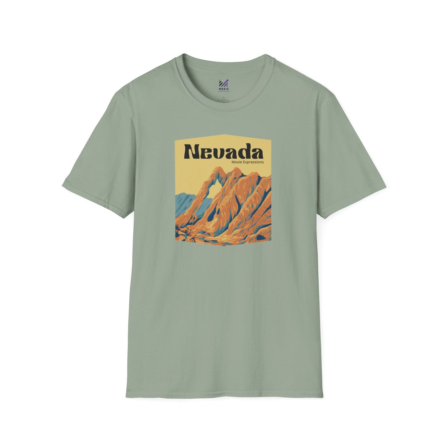 Nevada Wild Unisex Softstyle Crewneck T-Shirt