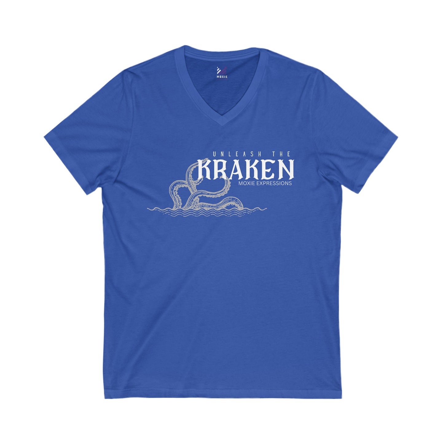 Kraken Wrath Unisex Jersey Short Sleeve V-Neck Tee