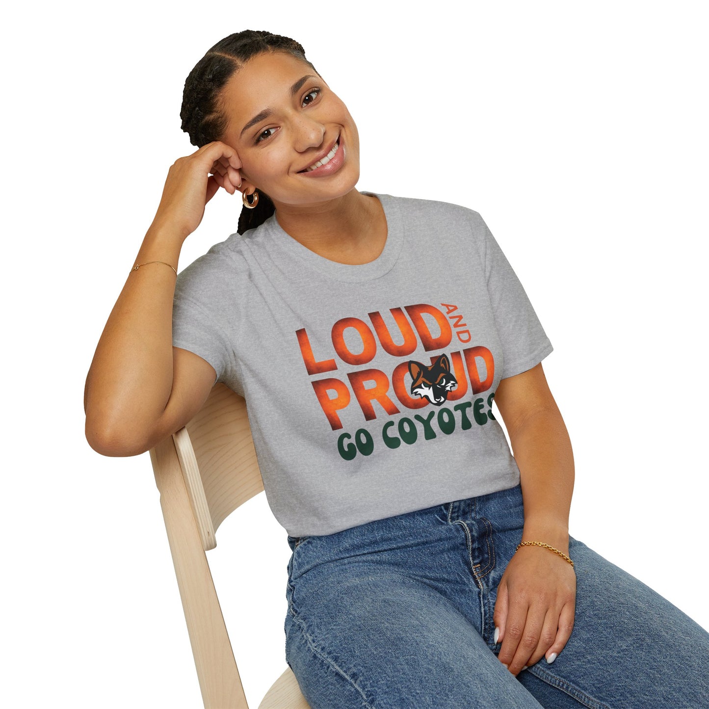Campo Cheer - Loud & Proud Unisex Softstyle Crewneck T-Shirt