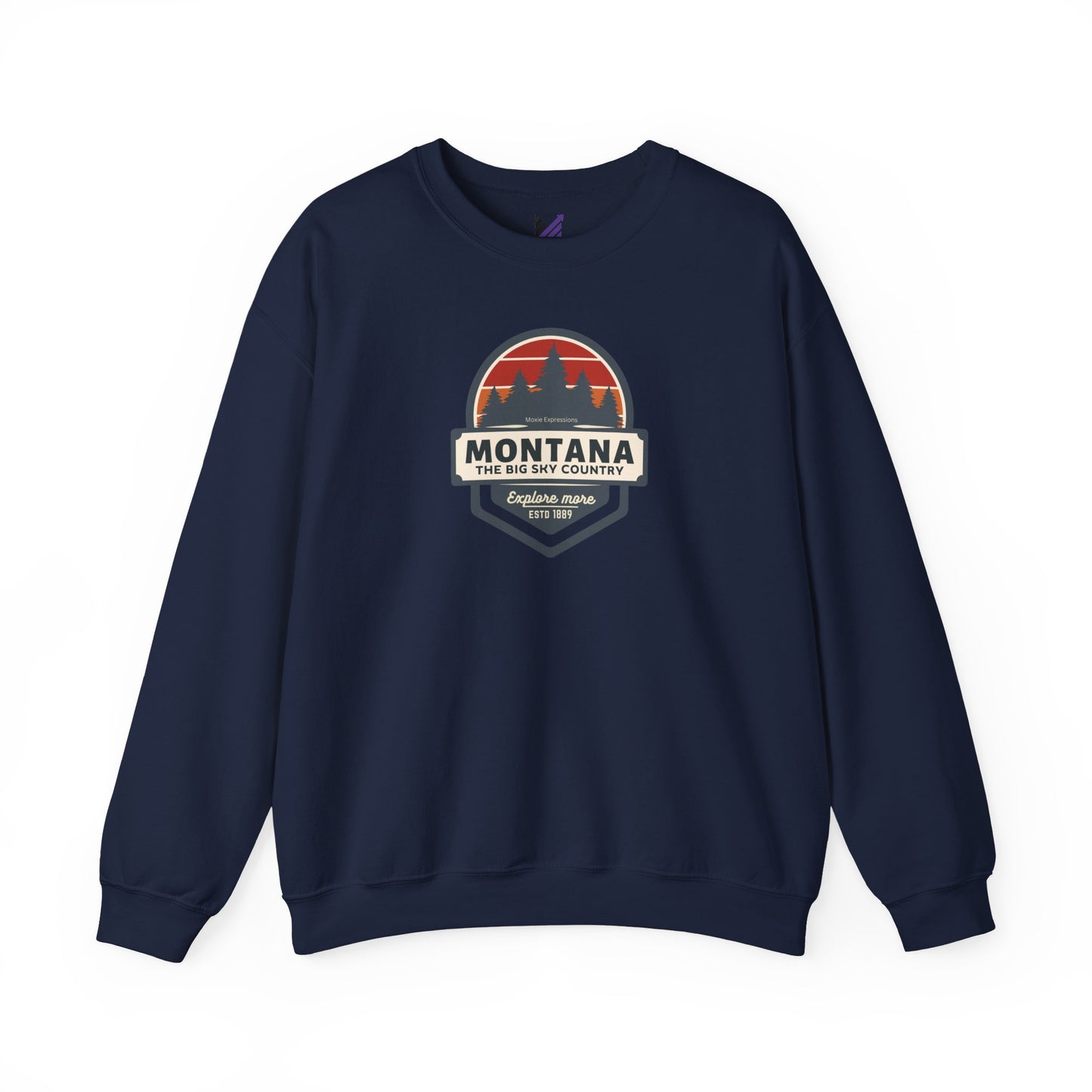 Montana Big Sky "Explore More" Unisex Crewneck Sweatshirt