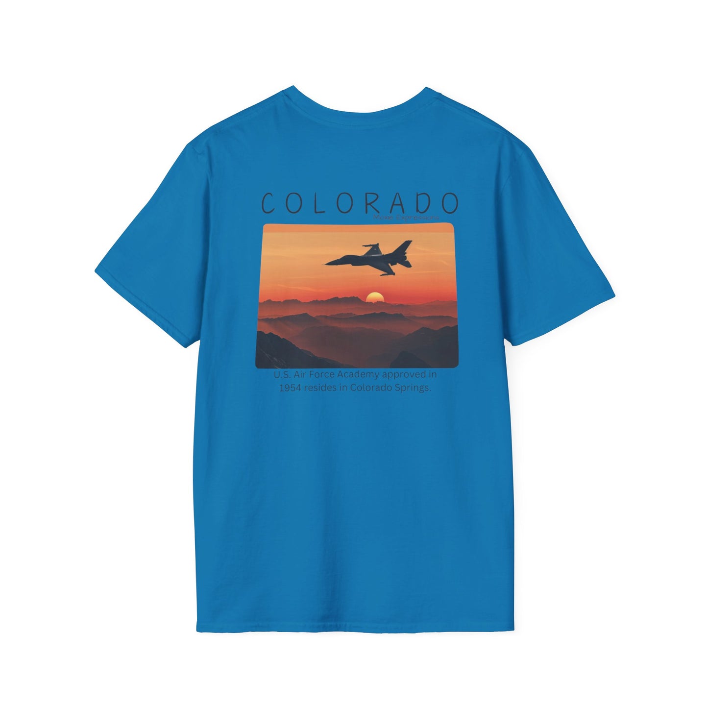 Colorado Cadet Wings Unisex Softstyle Crewneck T-Shirt