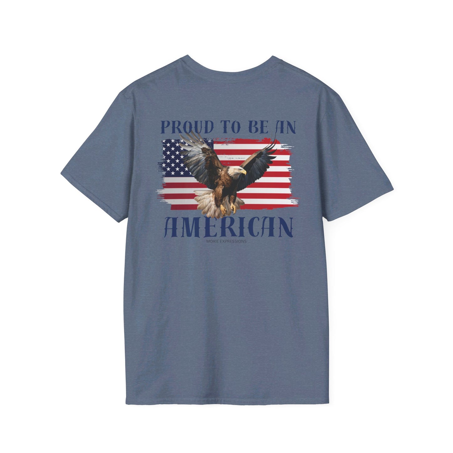 Proud Patriot Unisex Softstyle Crewneck T-Shirt