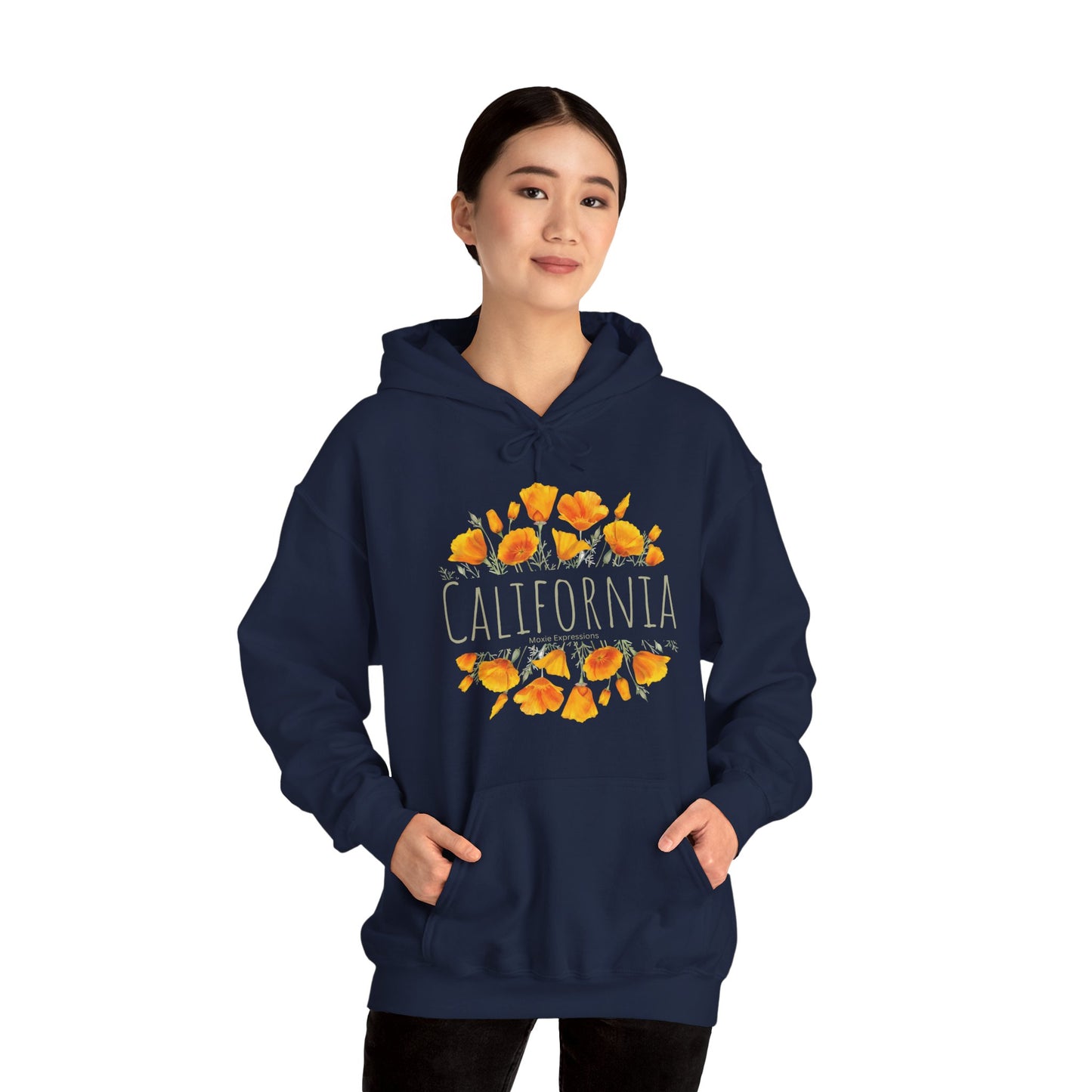 Golden Bloom Unisex Hooded Sweatshirt