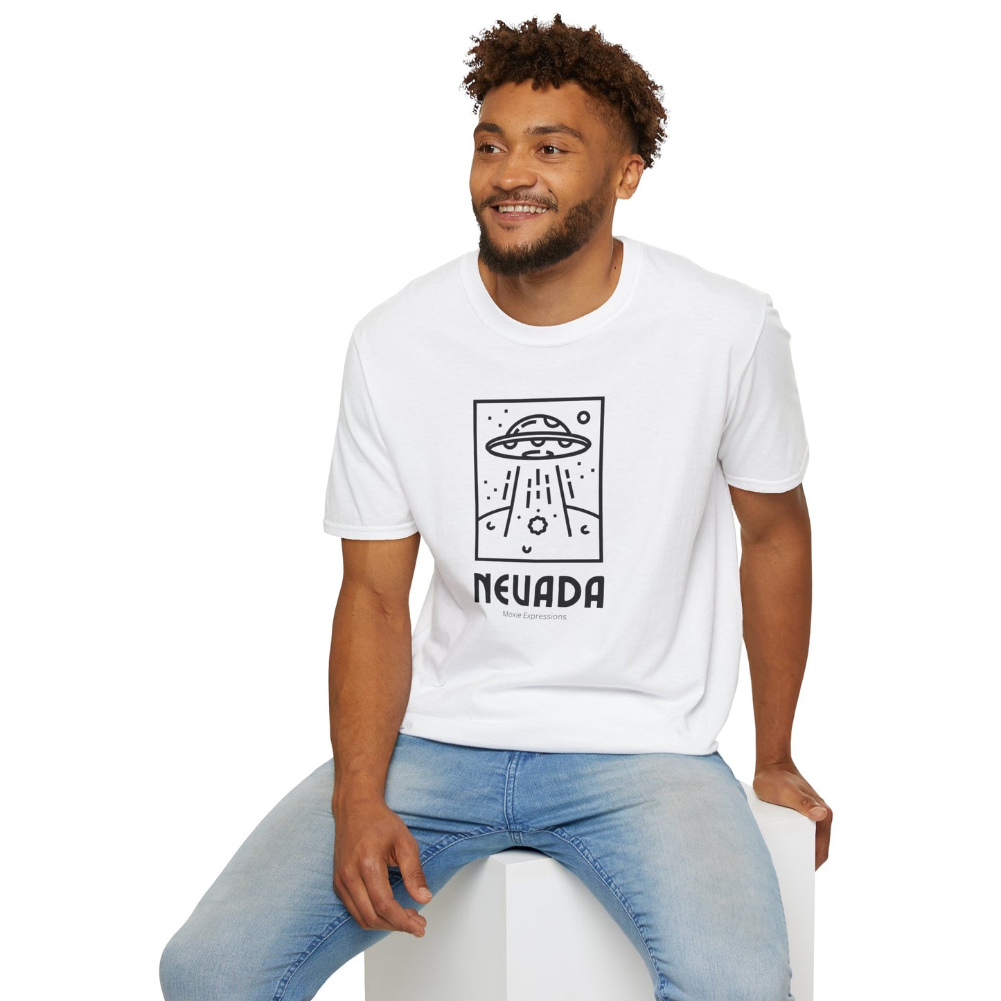Nevada Alien Encounter Unisex Softstyle Crewneck T-Shirt