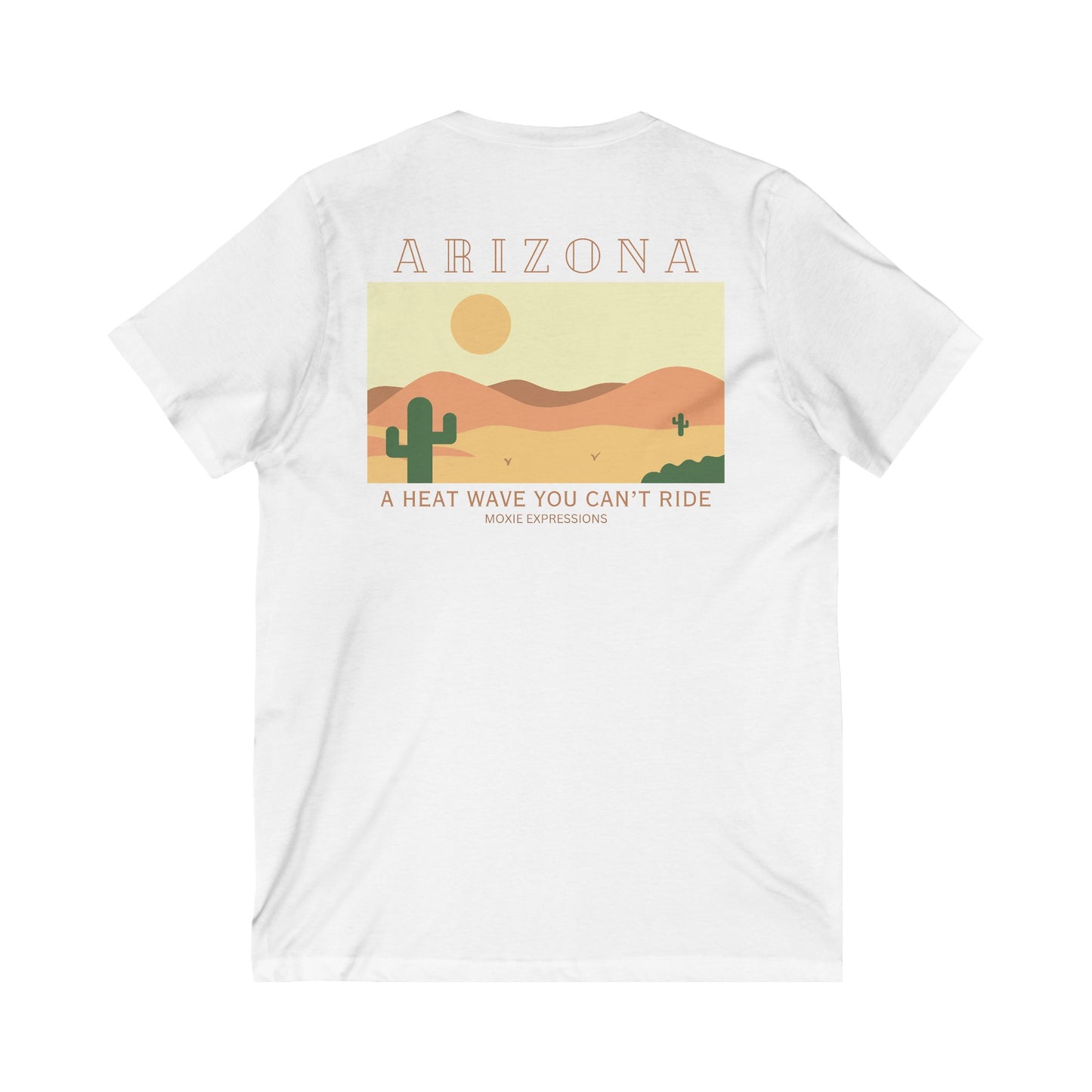 Arizona Heatwave Unisex Jersey Short Sleeve V-Neck Tee