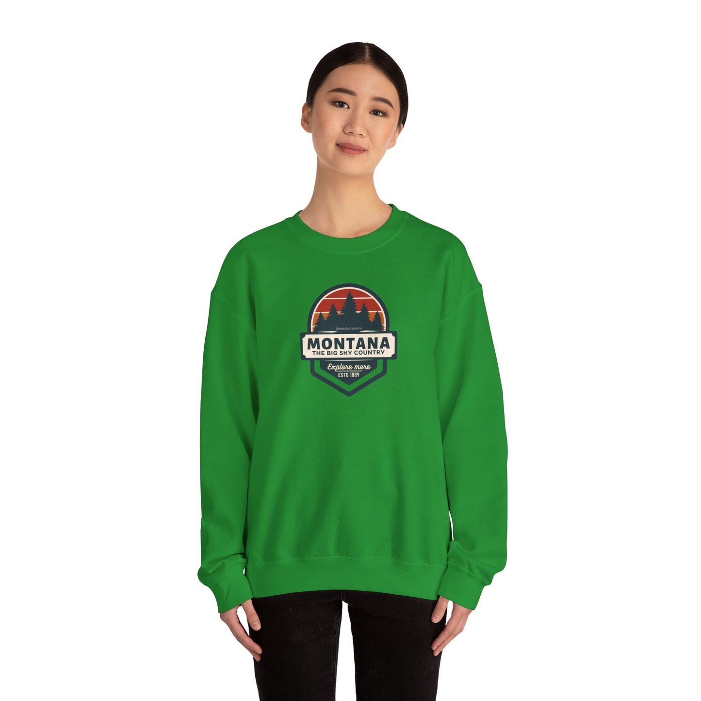 Montana Big Sky "Explore More" Unisex Crewneck Sweatshirt