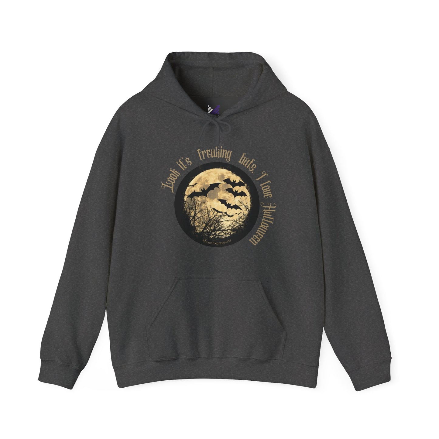 Twilight Bats Unisex Hooded Sweatshirt