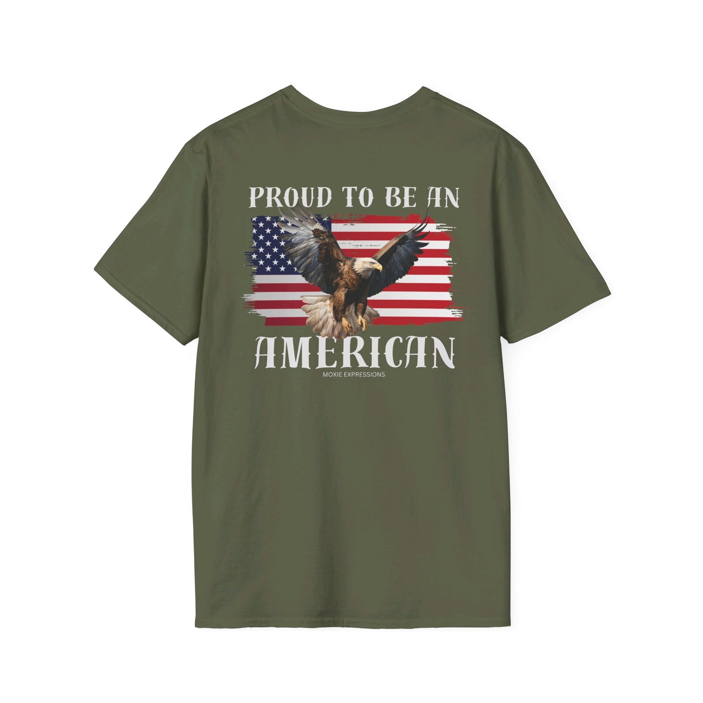 Proud Patriot Unisex Softstyle Crewneck T-Shirt