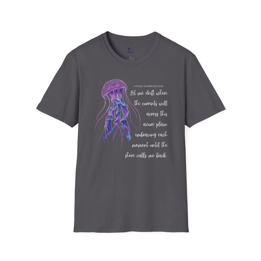 Ocean Whisper Unisex Softstyle Crewneck T-Shirt