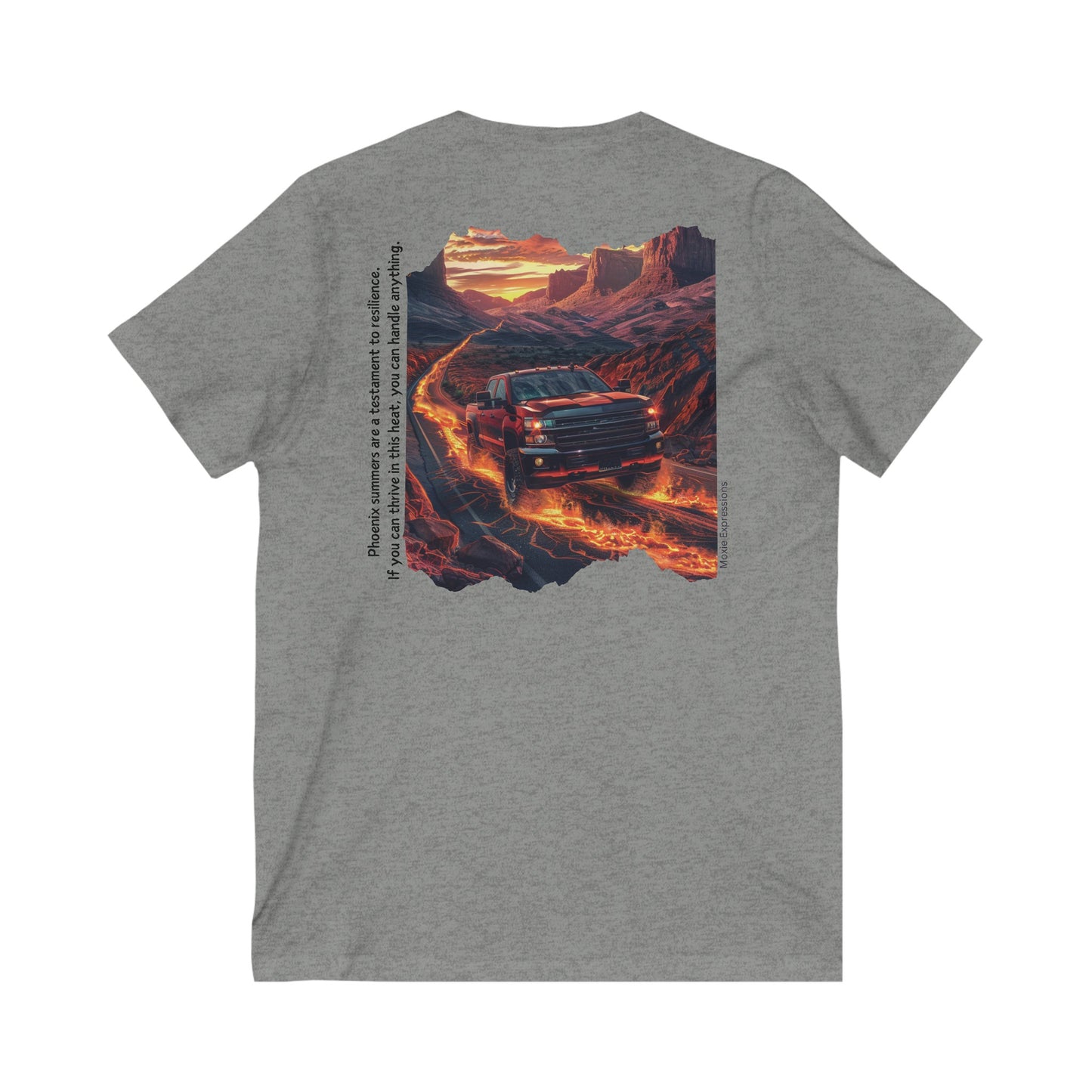 Embrace the Sun Unisex Jersey Short Sleeve V-Neck Tee