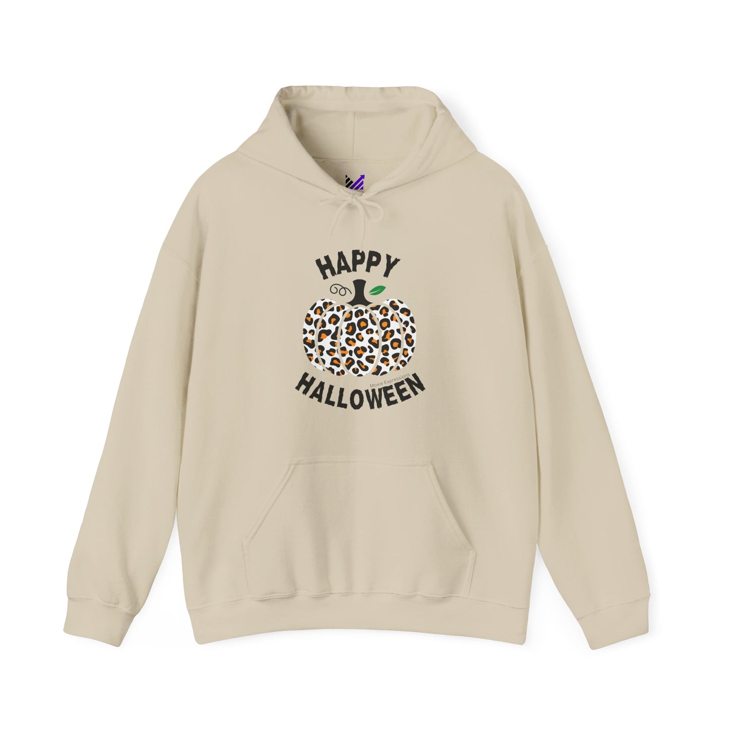 Cheetah Chic Pumpkin Patch Unisex Hooded Sweatshirt