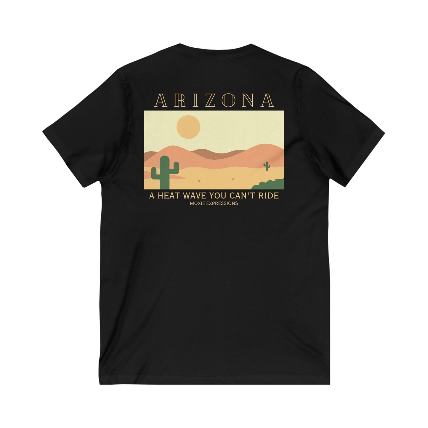 Arizona Heatwave Unisex Jersey Short Sleeve V-Neck Tee