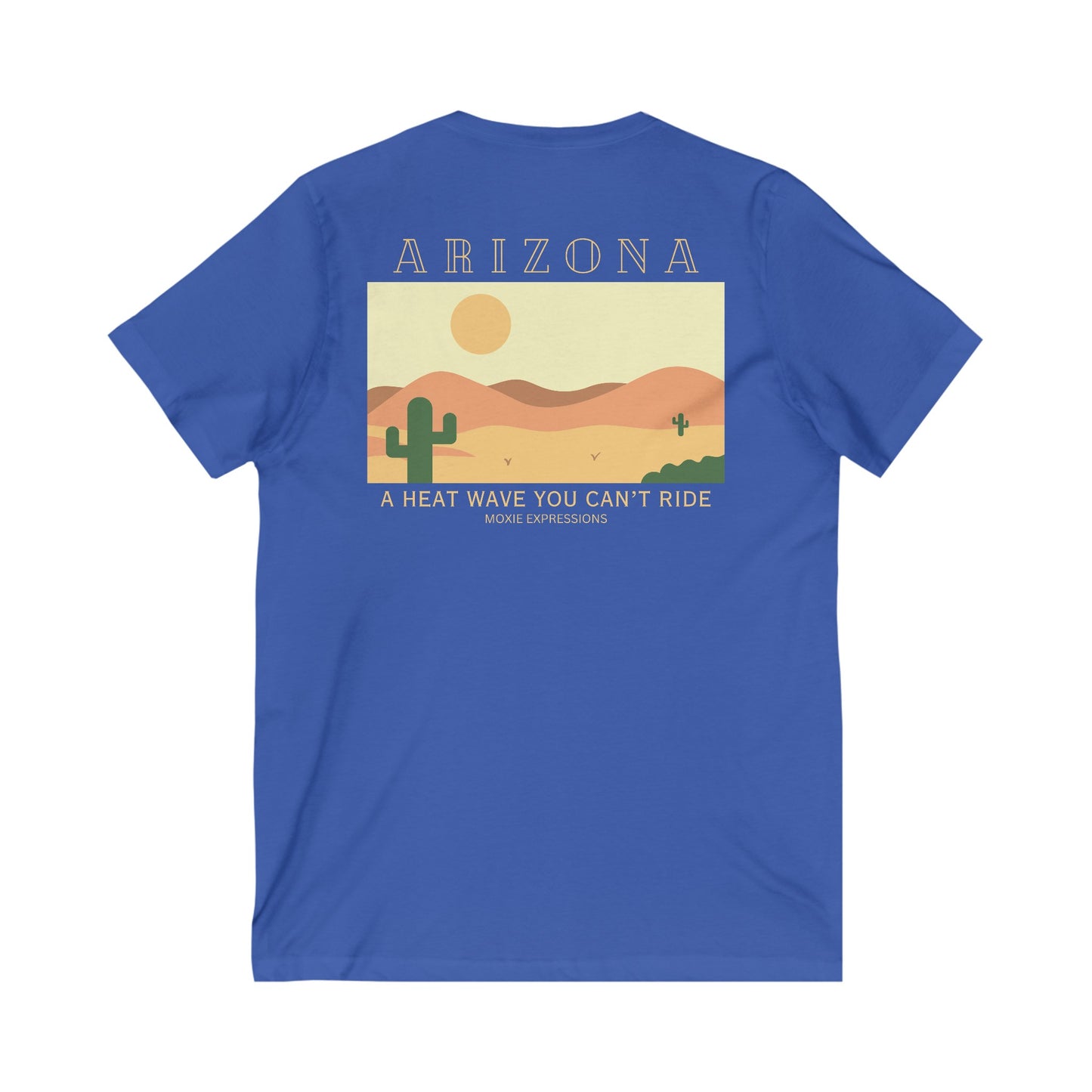 Arizona Heatwave Unisex Jersey Short Sleeve V-Neck Tee