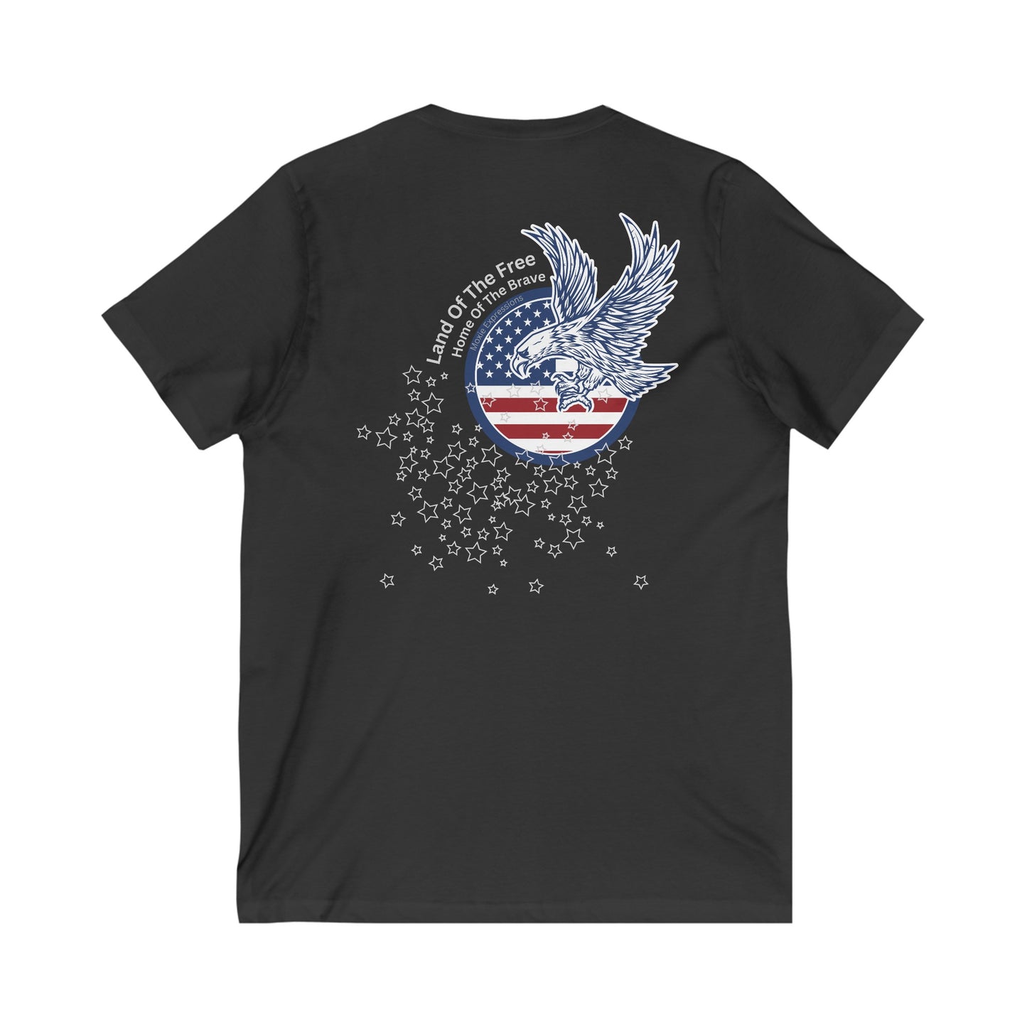 Brave Eagle Unisex Jersey Short Sleeve V-Neck Tee