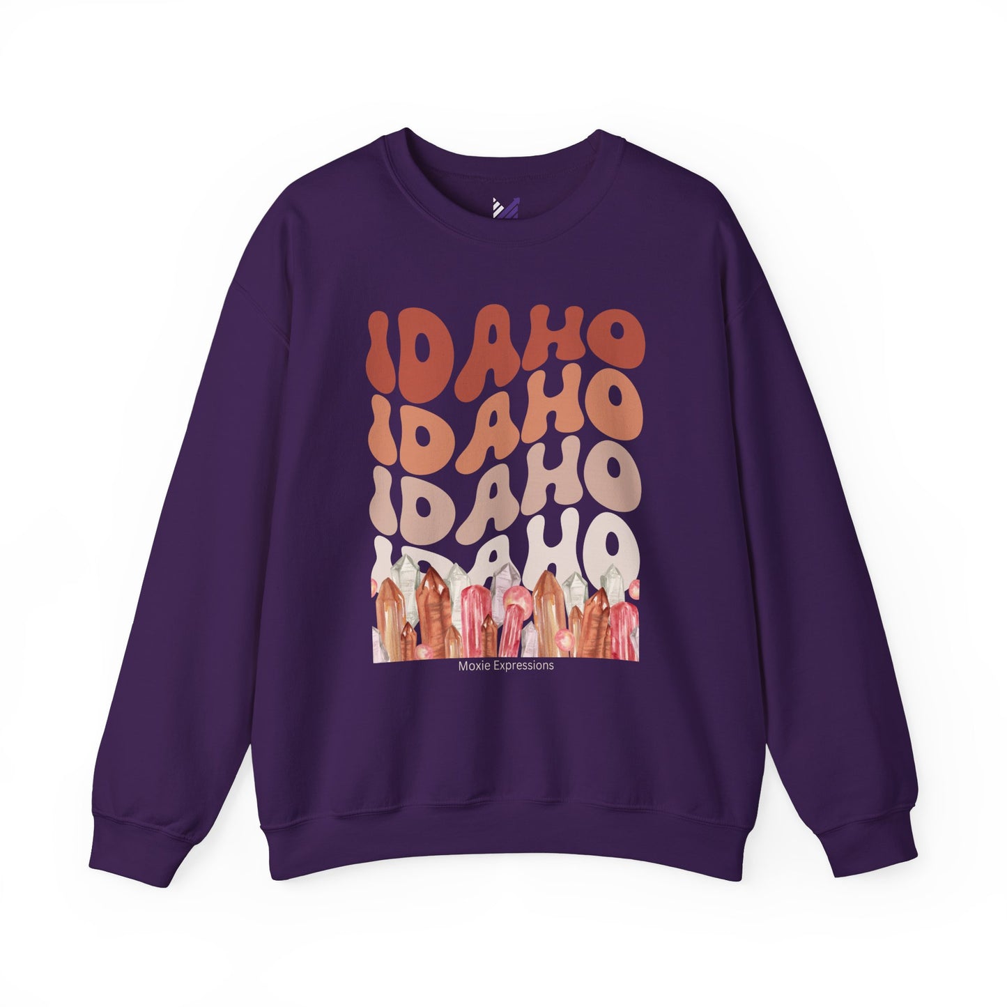 Idaho Gemstone Fusion Unisex Crewneck Sweatshirt
