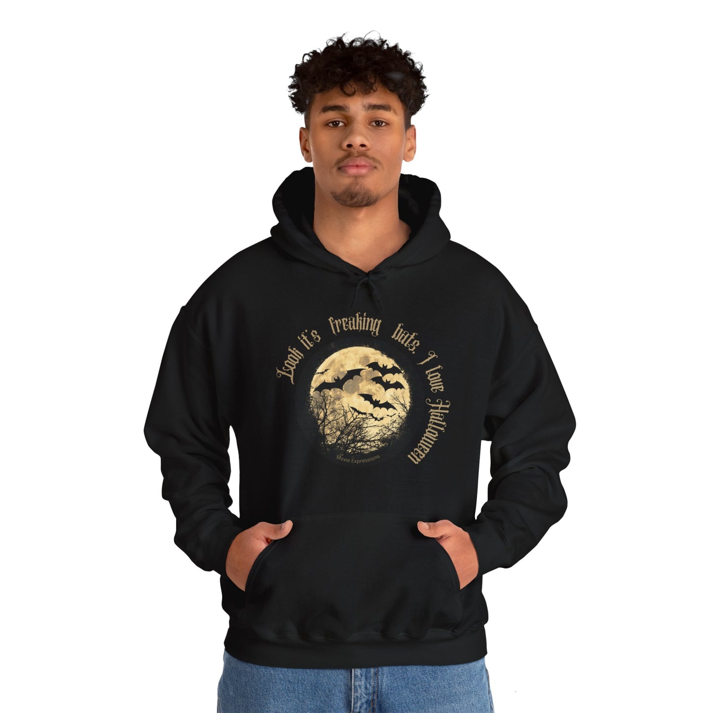 Twilight Bats Unisex Hooded Sweatshirt