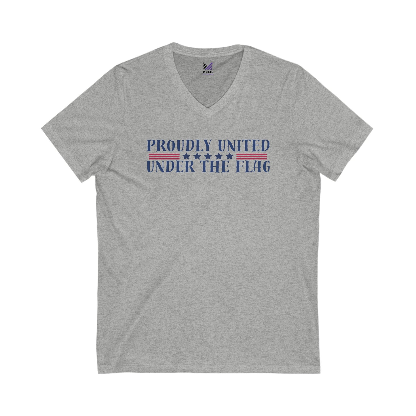 Eagle of Unity Unisex Jersey Short Sleeve V-Neck Tee