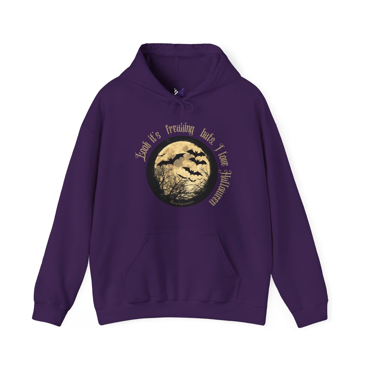 Twilight Bats Unisex Hooded Sweatshirt
