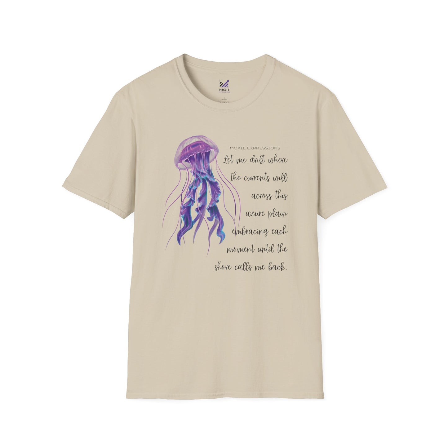 Ocean Whisper Unisex Softstyle Crewneck T-Shirt