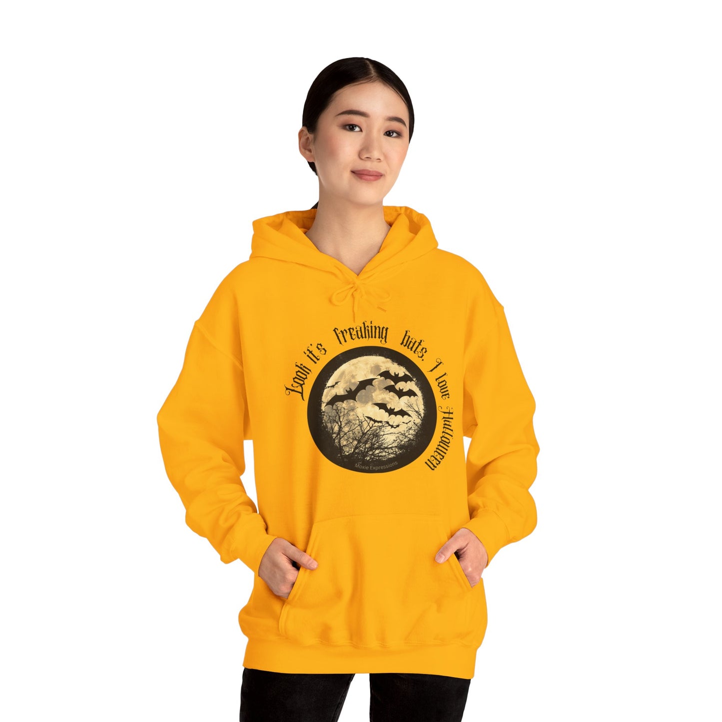 Twilight Bats Unisex Hooded Sweatshirt