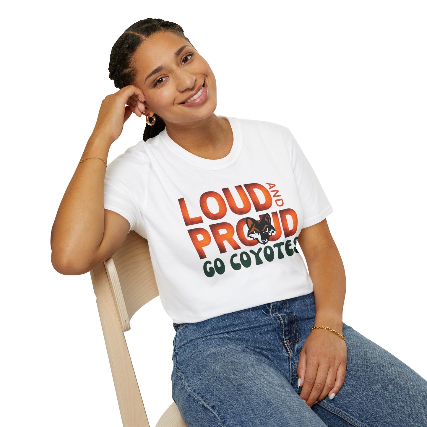 Campo Cheer - Loud & Proud Unisex Softstyle Crewneck T-Shirt