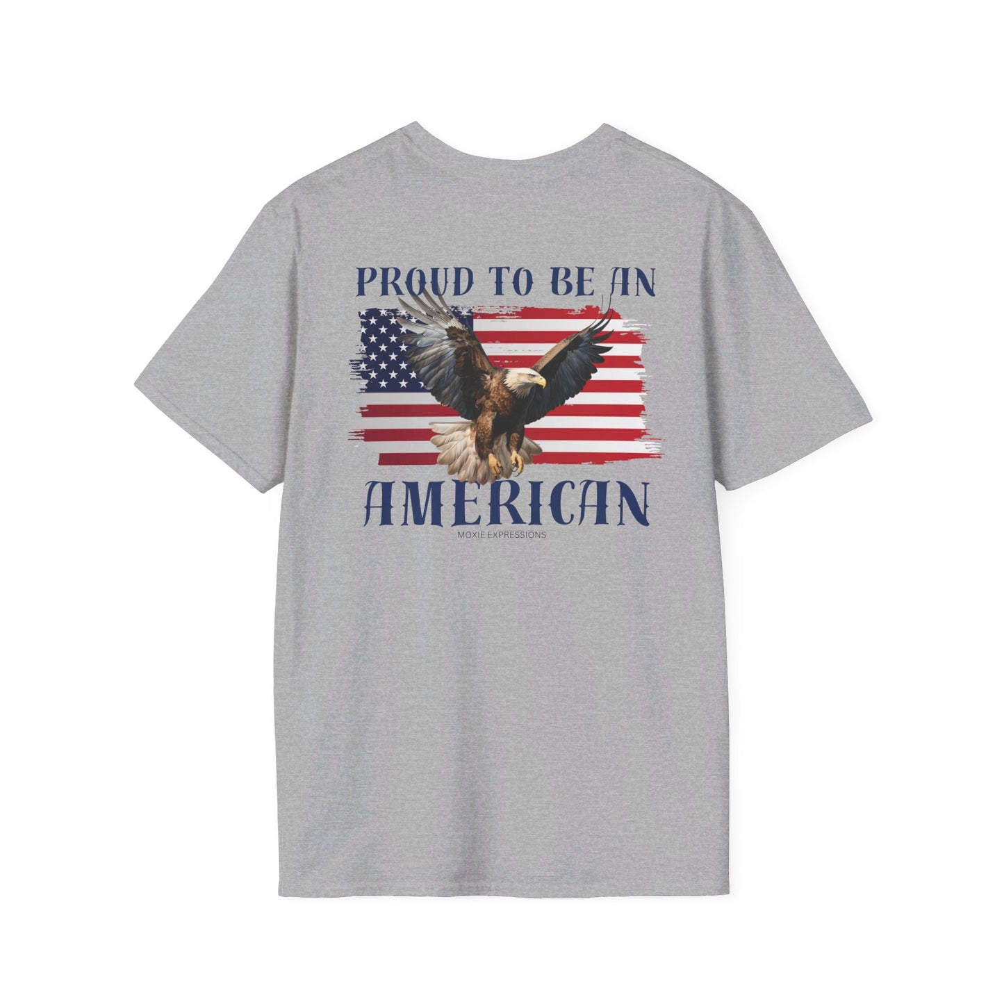 Proud Patriot Unisex Softstyle Crewneck T-Shirt