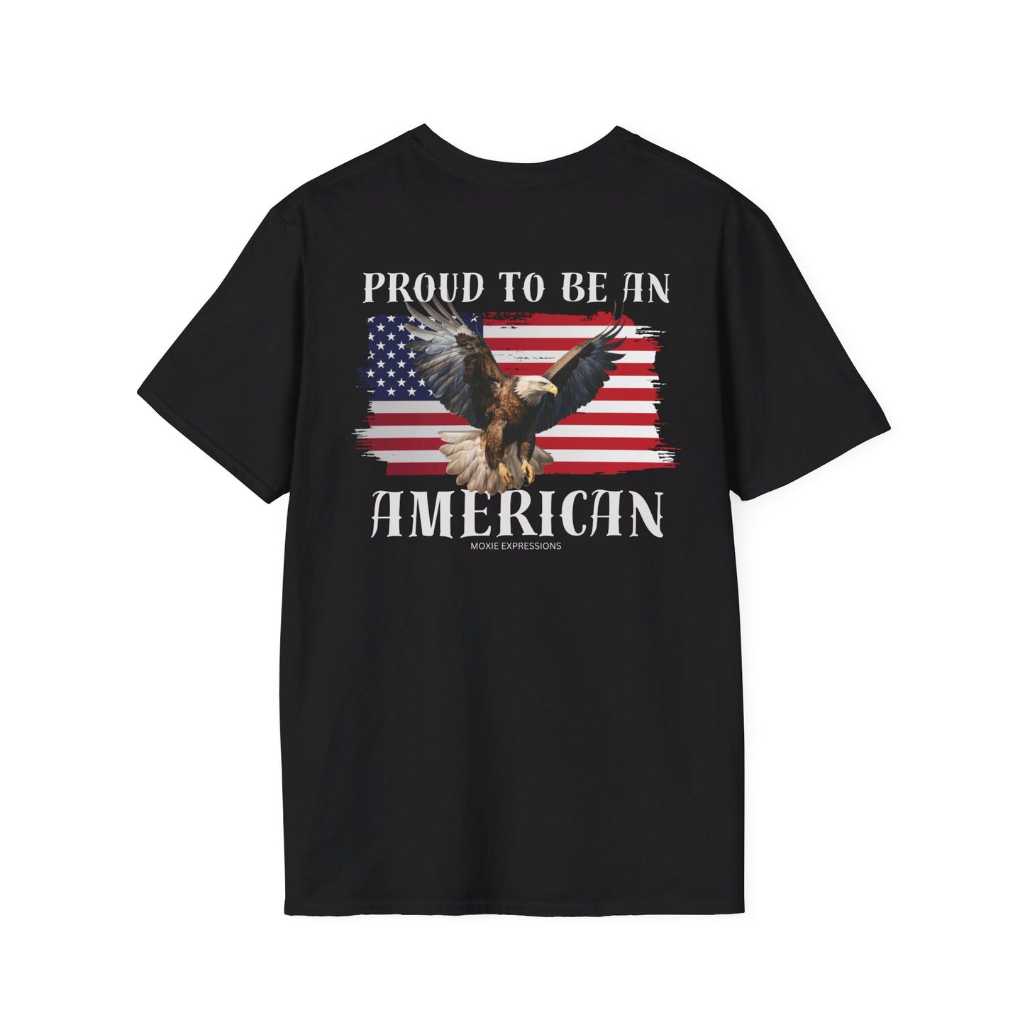 Proud Patriot Unisex Softstyle Crewneck T-Shirt