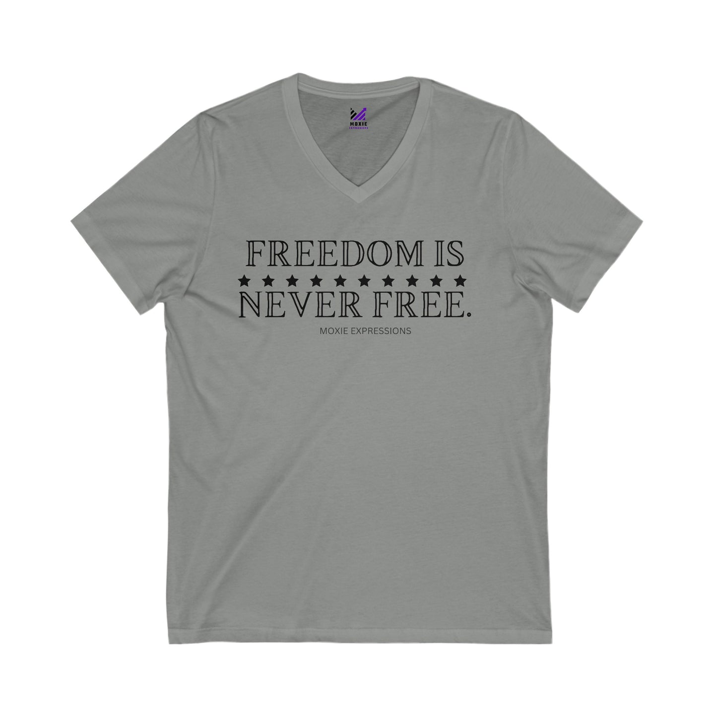 Freedom Guardian Unisex Jersey Short Sleeve V-Neck Tee
