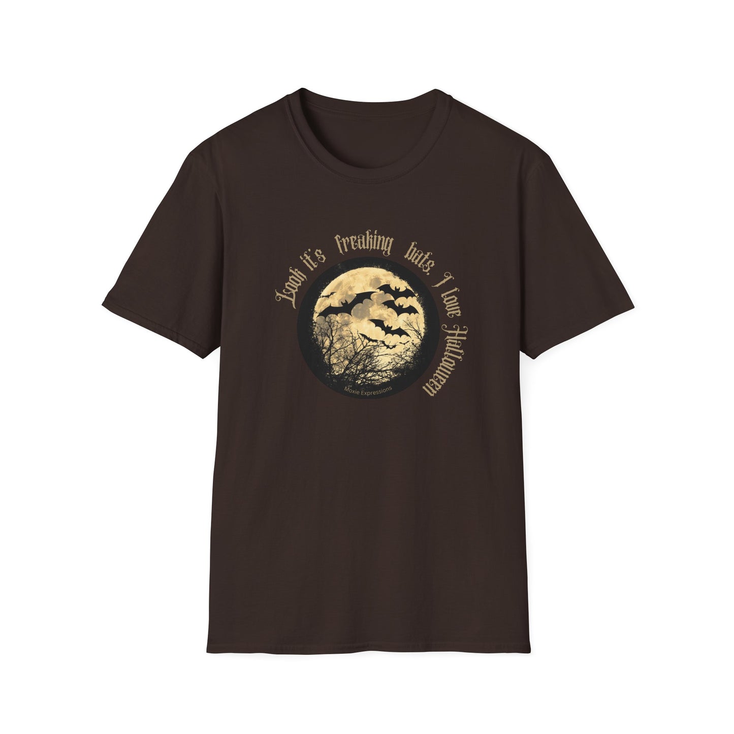 Twilight Bats Unisex Softstyle Crewneck T-Shirt
