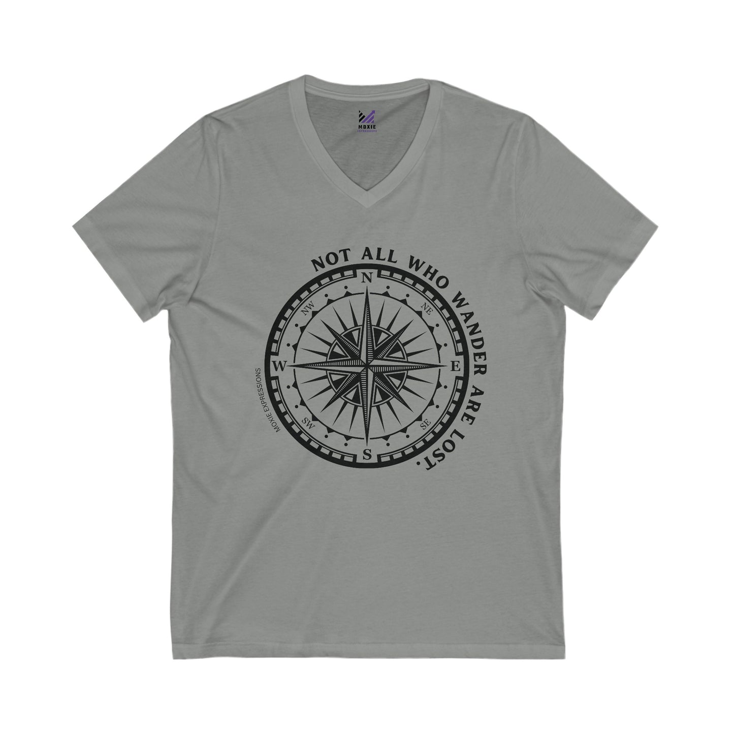 Wanderer's Creed Unisex Jersey Short Sleeve V-Neck Tee