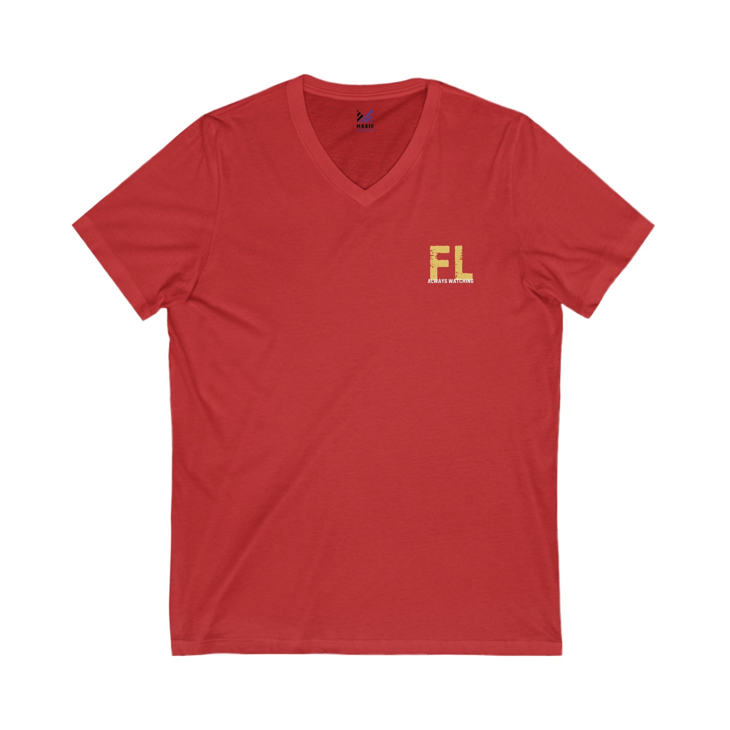 Florida Always Watching Unisex Jersey Short Sleeve V-Neck Tee